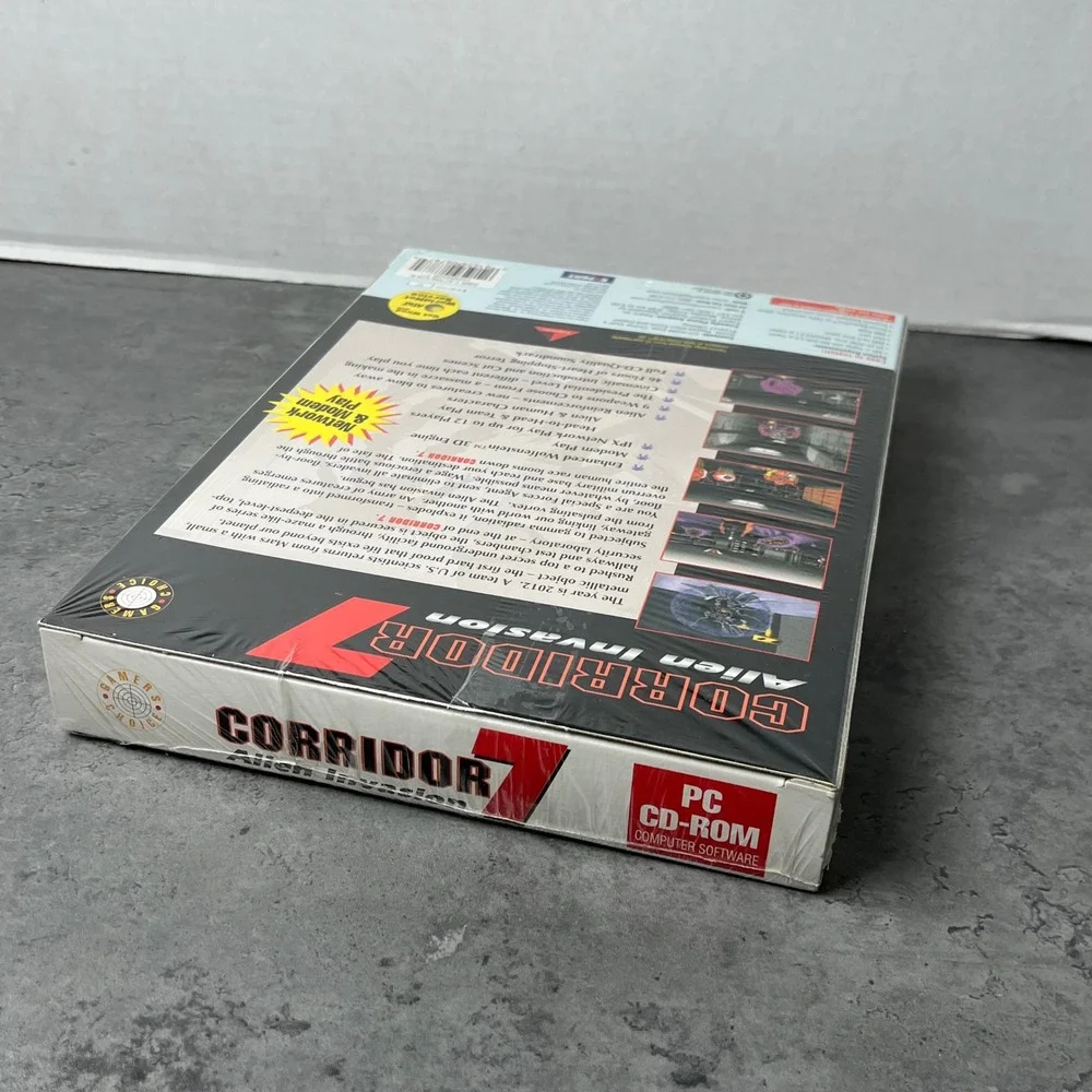 Capstone Corridor 7 Alien Invasion PC CD-ROM Windows 98 Big Box New Sealed NM+